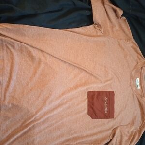 Columbia Burnt Orange Crew Neck Tee